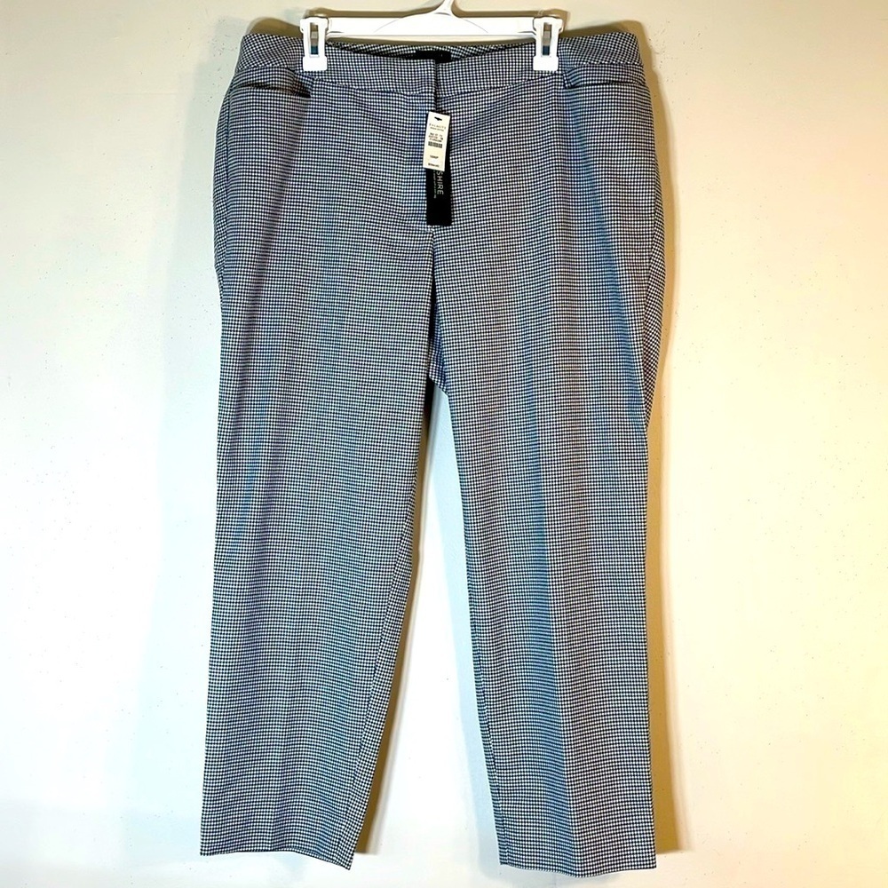 Talbots Blue and White Trousers Modern Fit